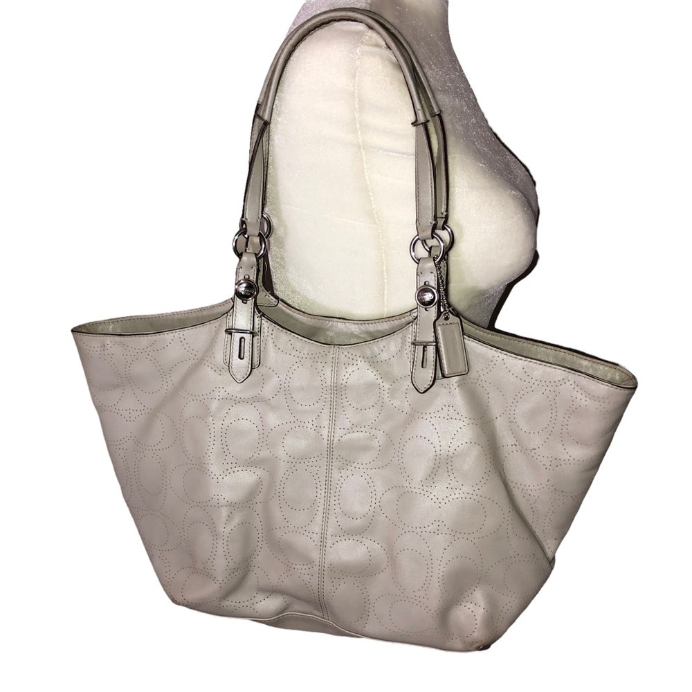 COACH Carly Bleeker Leather Satchel Bag